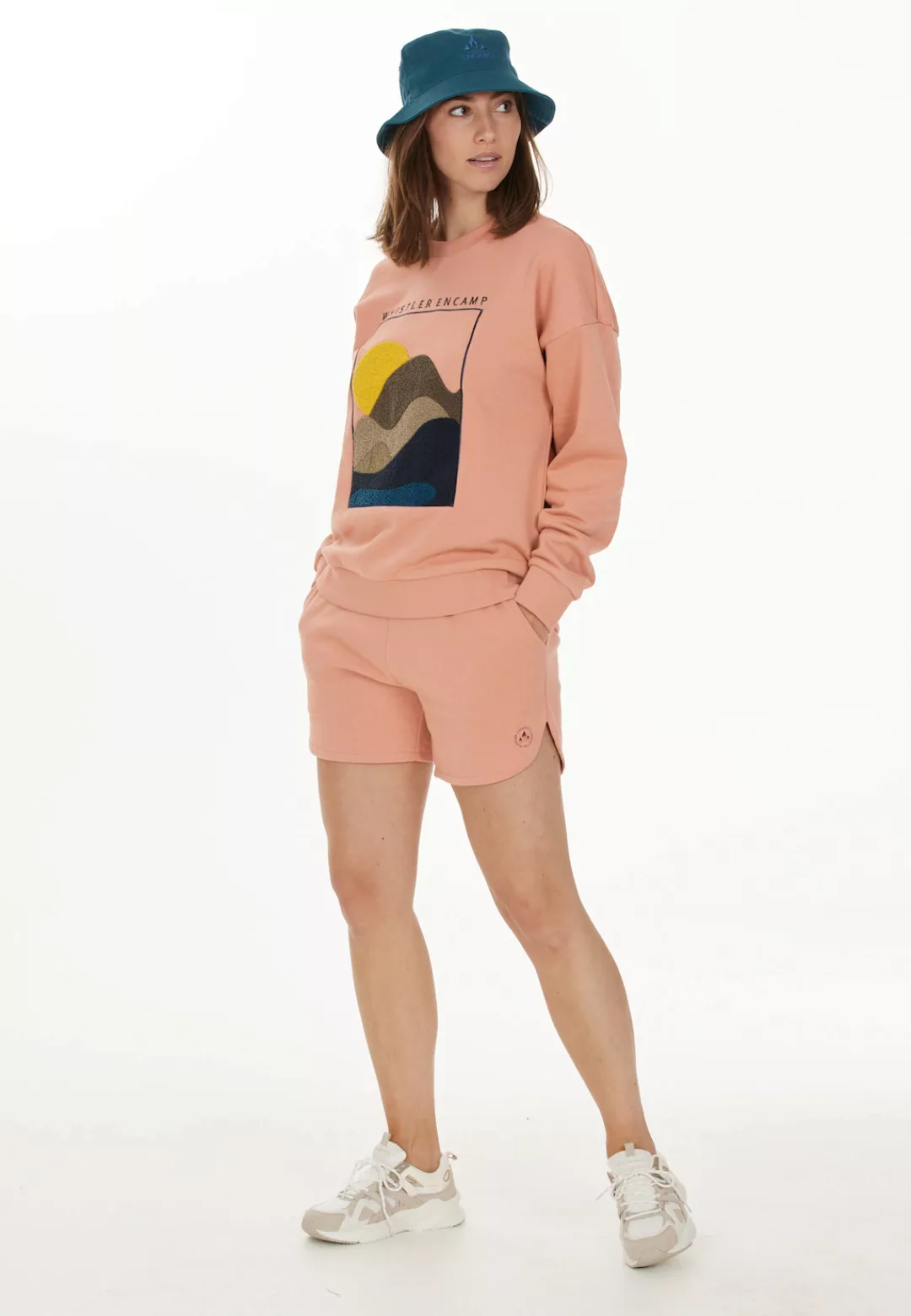 WHISTLER Sweatshirt "Natura", mit einzigartiger texturierter Grafik günstig online kaufen