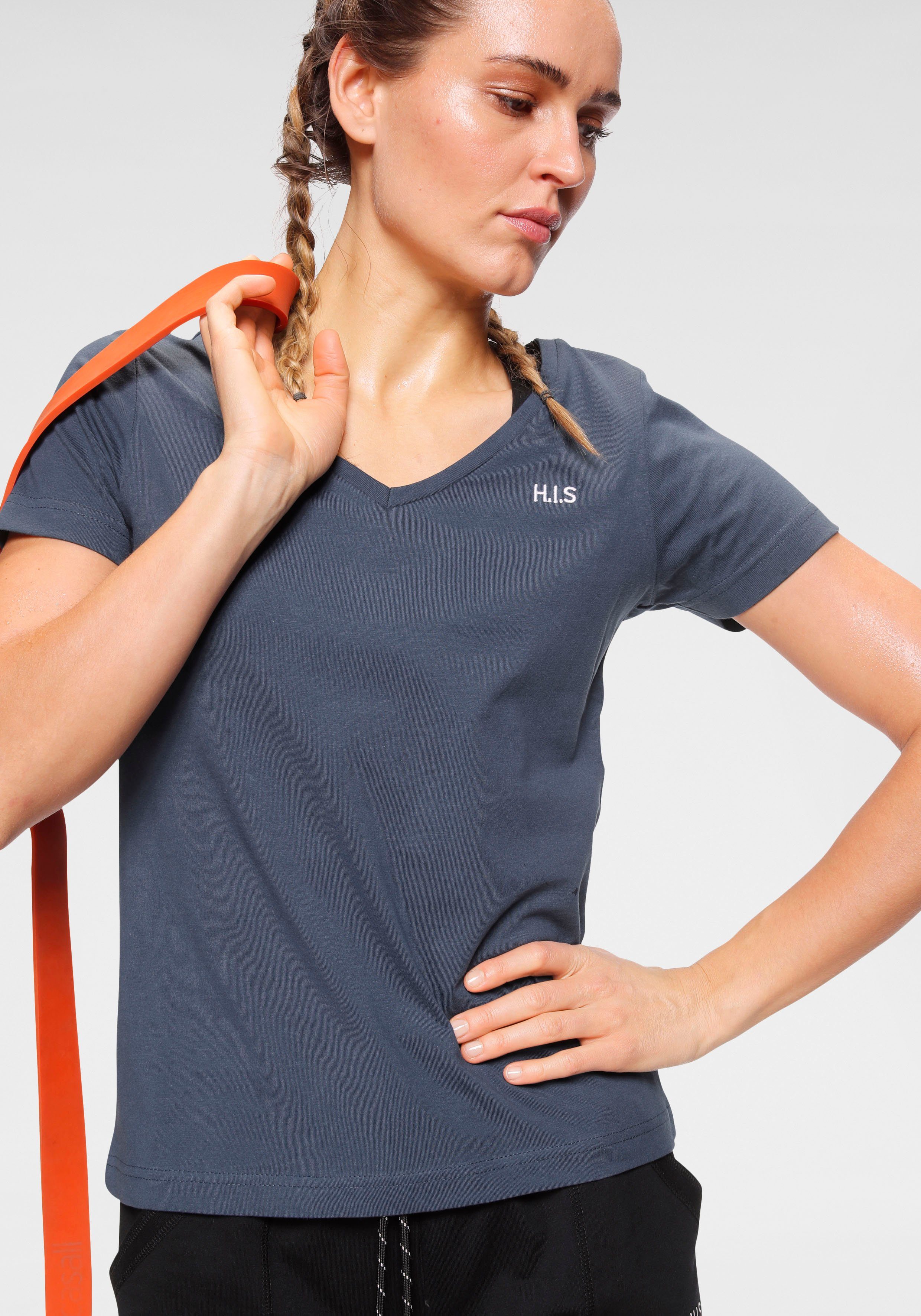 H.I.S T-Shirt Essential-Basics (Spar-Set, 3er-Pack) hüftlange günstig online kaufen