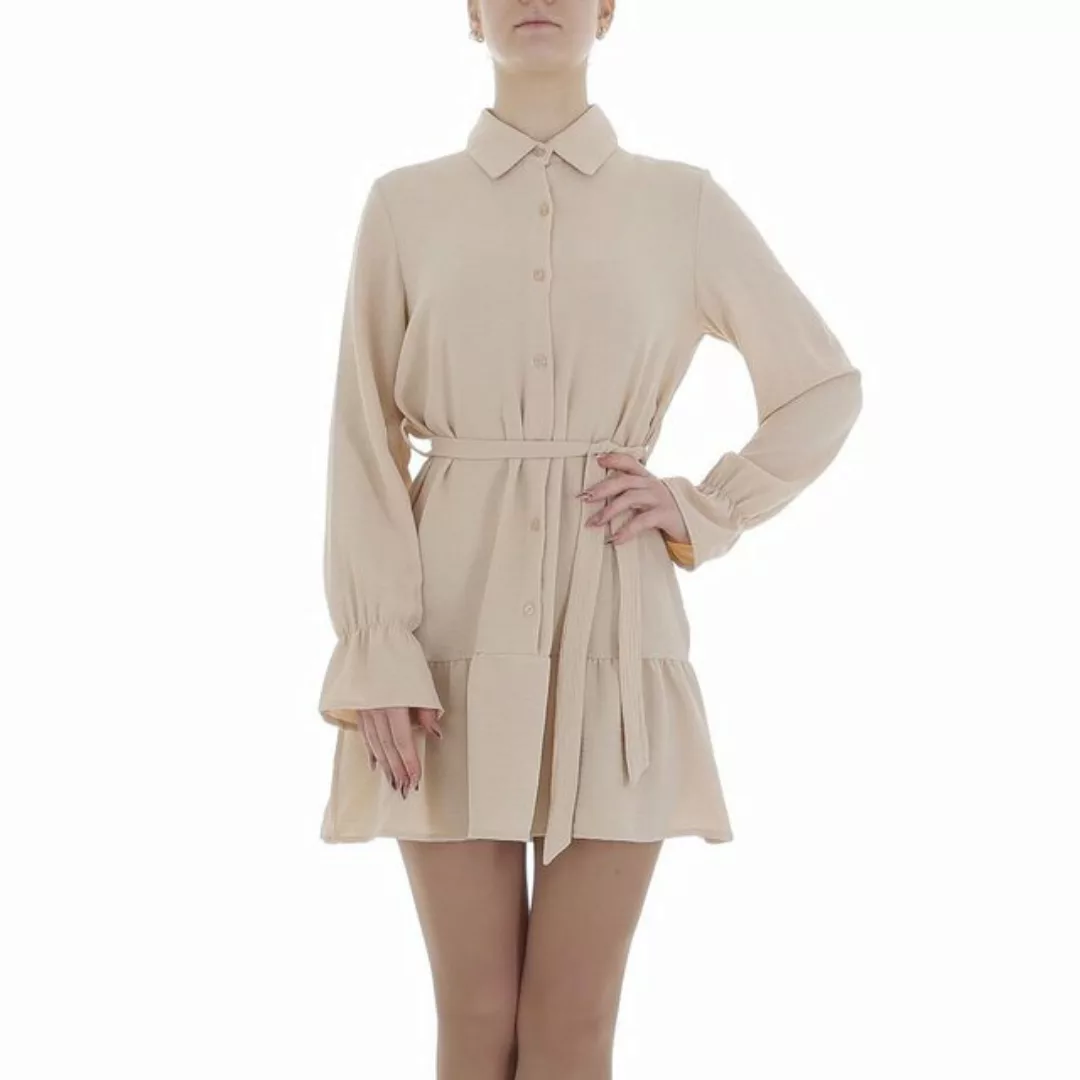 Ital-Design Minikleid Damen Party & Clubwear (85764936) Volants Chiffon Cri günstig online kaufen