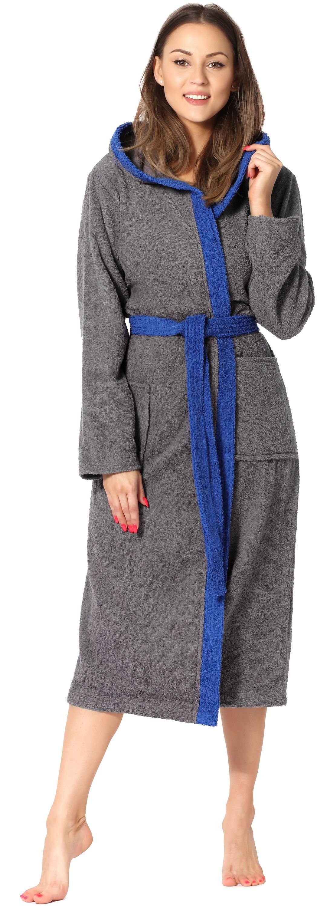 Ladeheid Bademantel Damen Frottee Bademantel aus günstig online kaufen