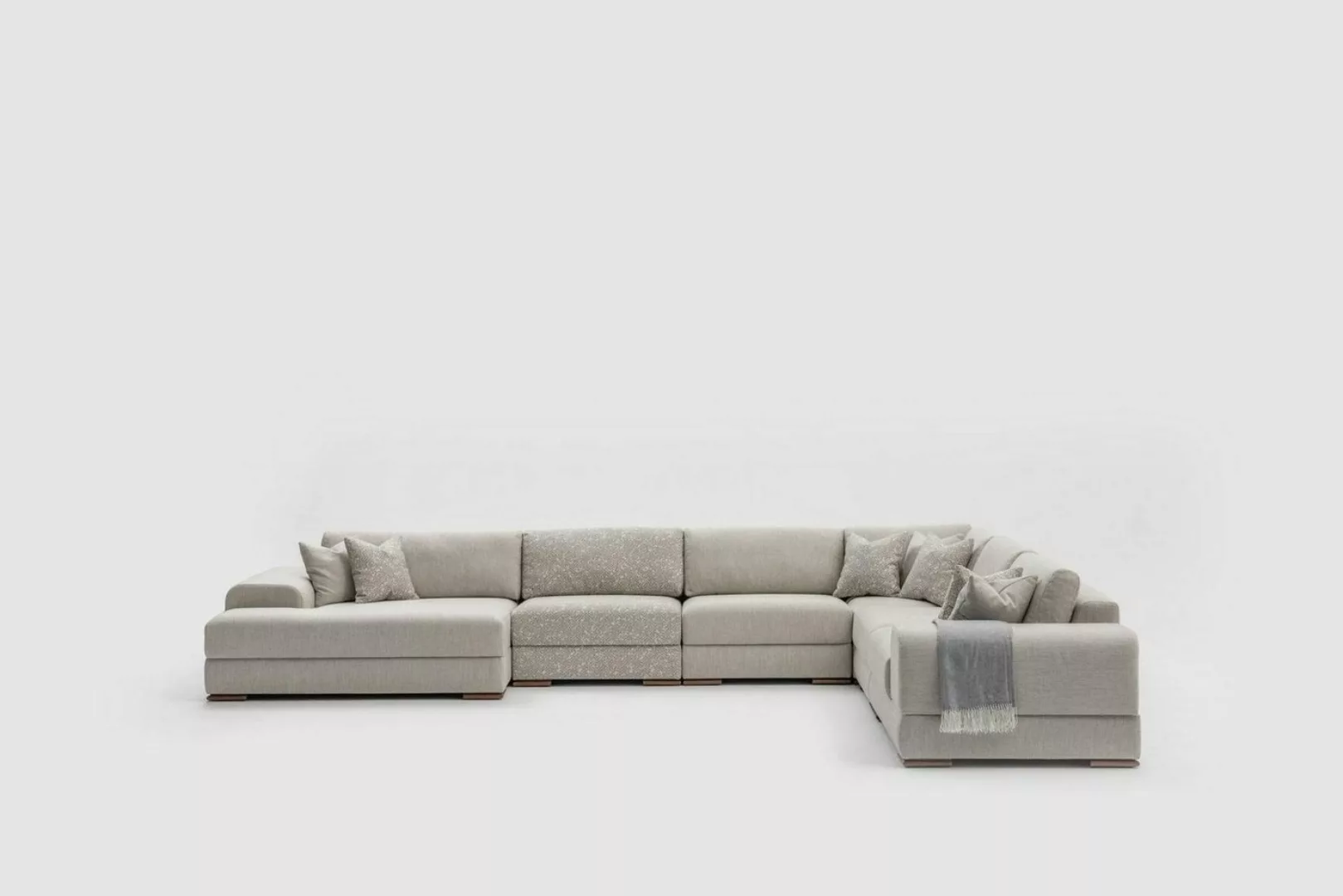 JVmoebel Ecksofa Design Ecksofa L-Form Wohnzimmer Moderne Möbel 150x425x320 günstig online kaufen