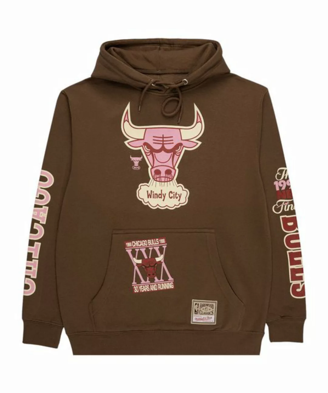 Mitchell & Ness Sweatshirt Mitchell and Ness NBA Chicago B. Bacon Hoody Bau günstig online kaufen