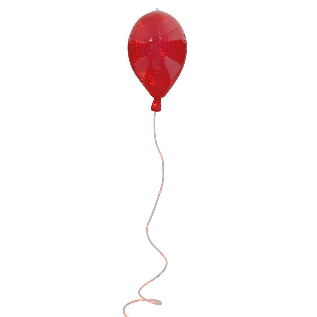 Näve Leuchten LED-Dekoballon rot Kunststoff B/H/T/D: ca. 35x50x35x35 cm günstig online kaufen