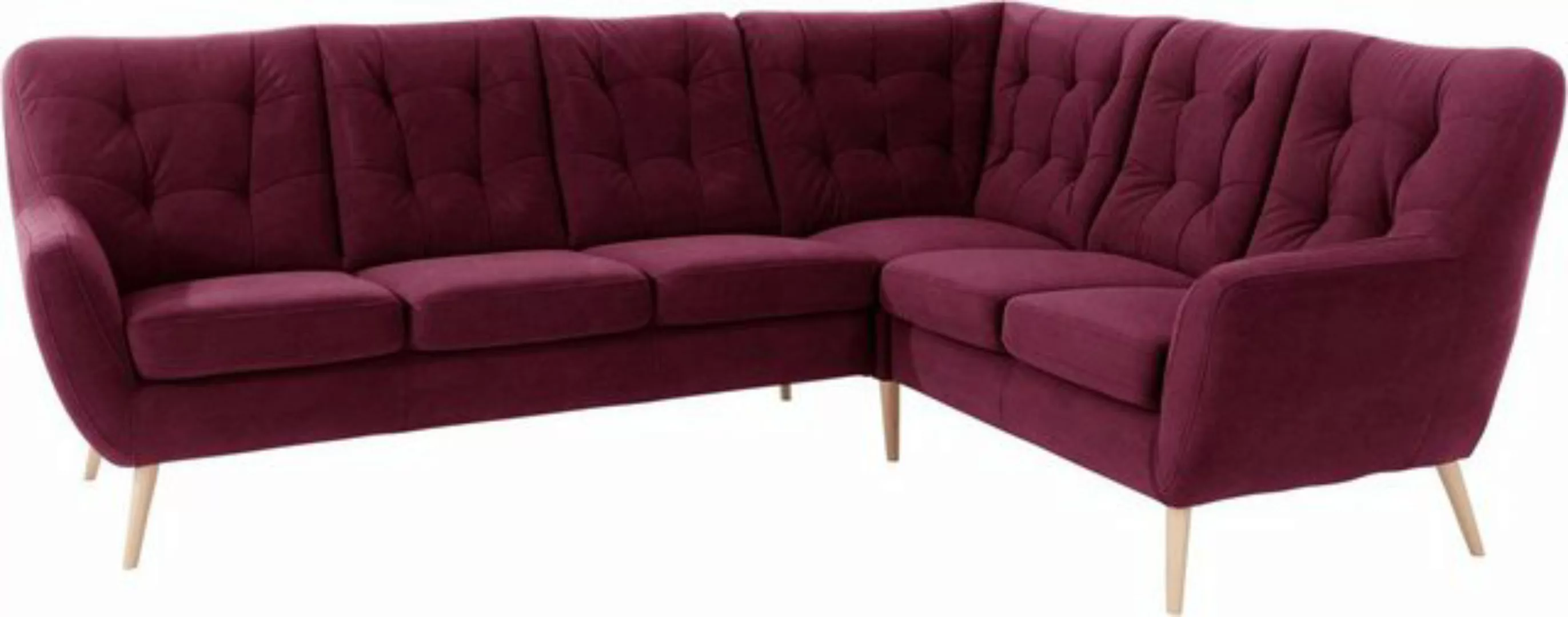 exxpo - sofa fashion Ecksofa Scandi, bequem und komfortabel mit aufwendiger günstig online kaufen