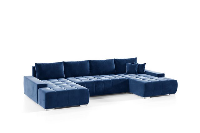 Fun Möbel Wohnlandschaft Sofa mit Schlaffunktion VOGAR in Stoff, inkl. Bett günstig online kaufen