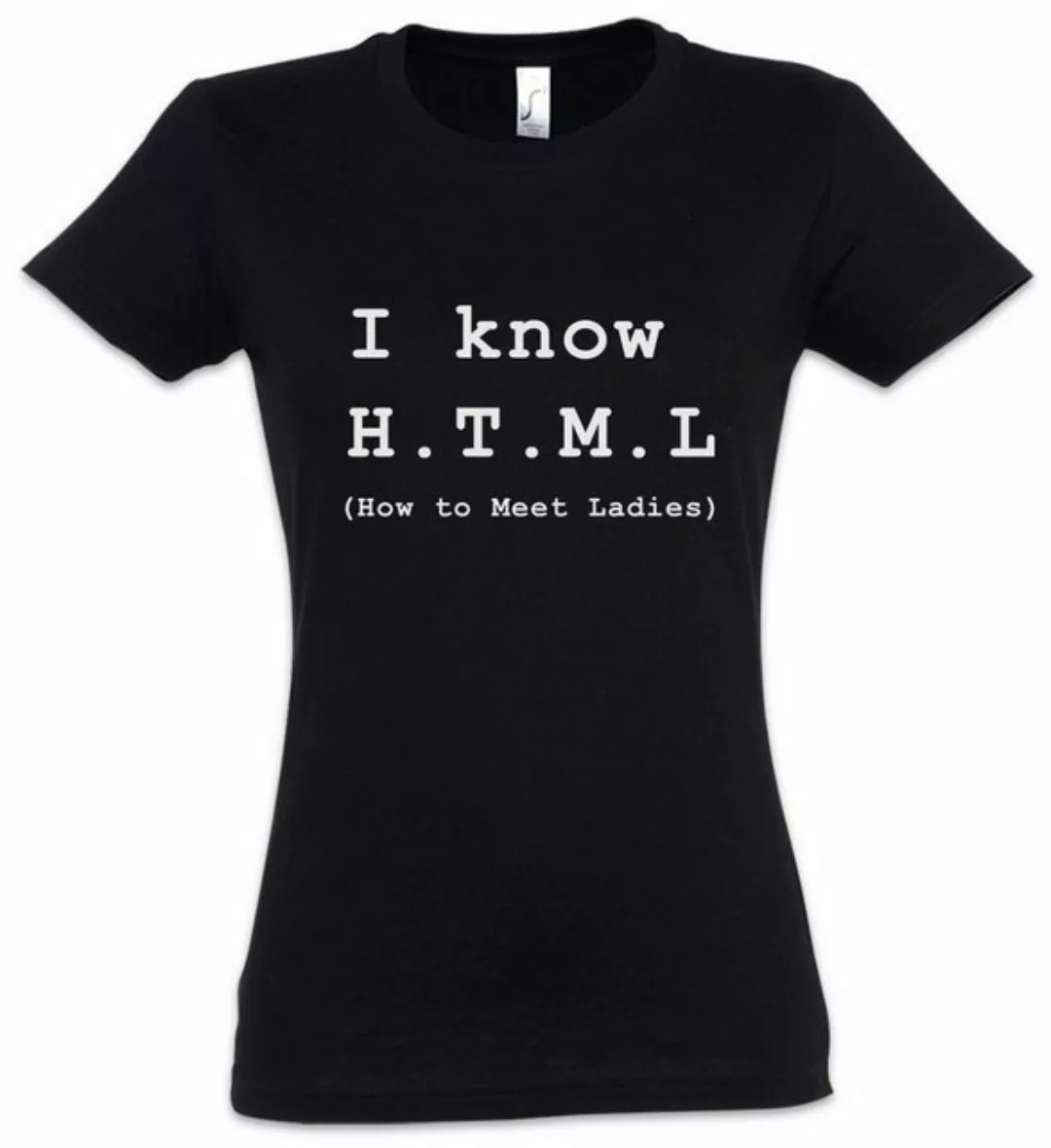 Urban Backwoods Print-Shirt I Know Html Damen T-Shirt How to meet Ladies Si günstig online kaufen