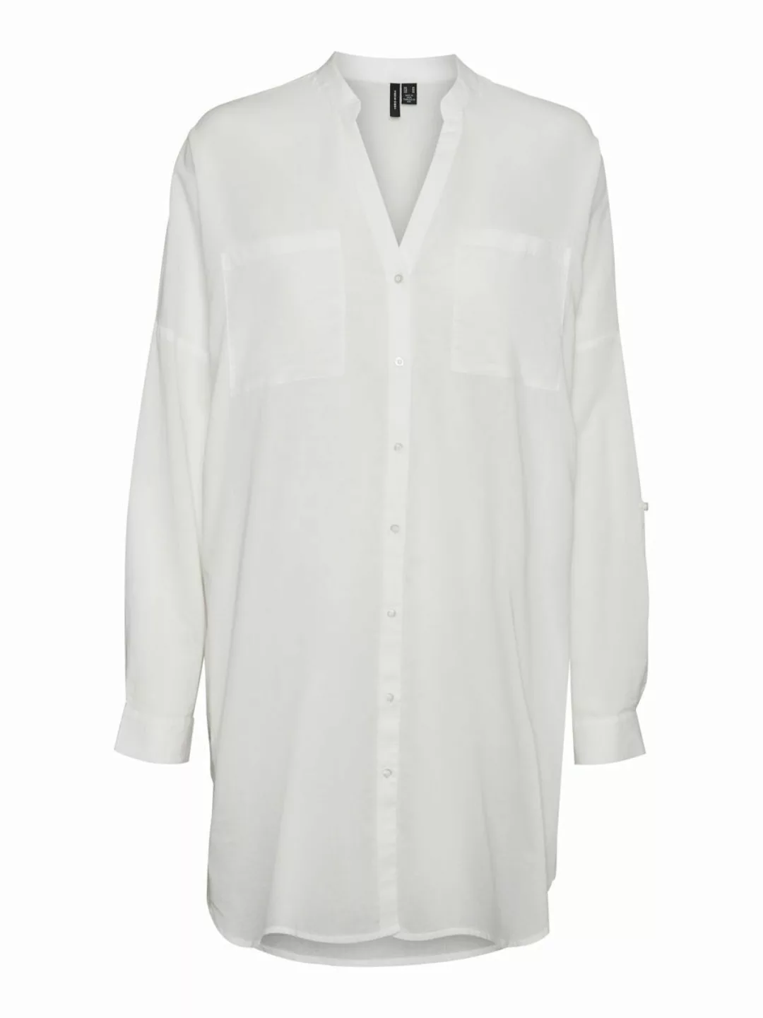 VERO MODA Fold-up Tunika Damen White günstig online kaufen