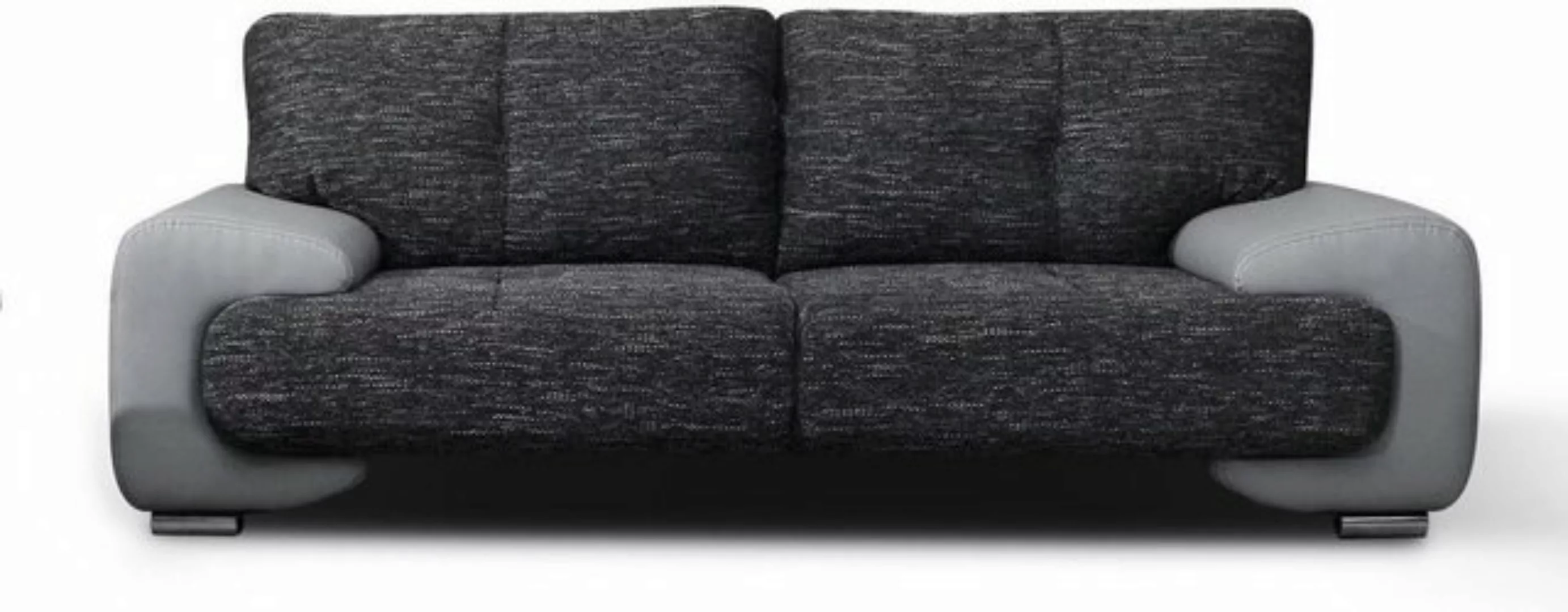 MOEBLO Sofa LORENTO 3-Sitzer, Kleiner 3-Sitzer Design Sofa 3er Büro Kunstle günstig online kaufen