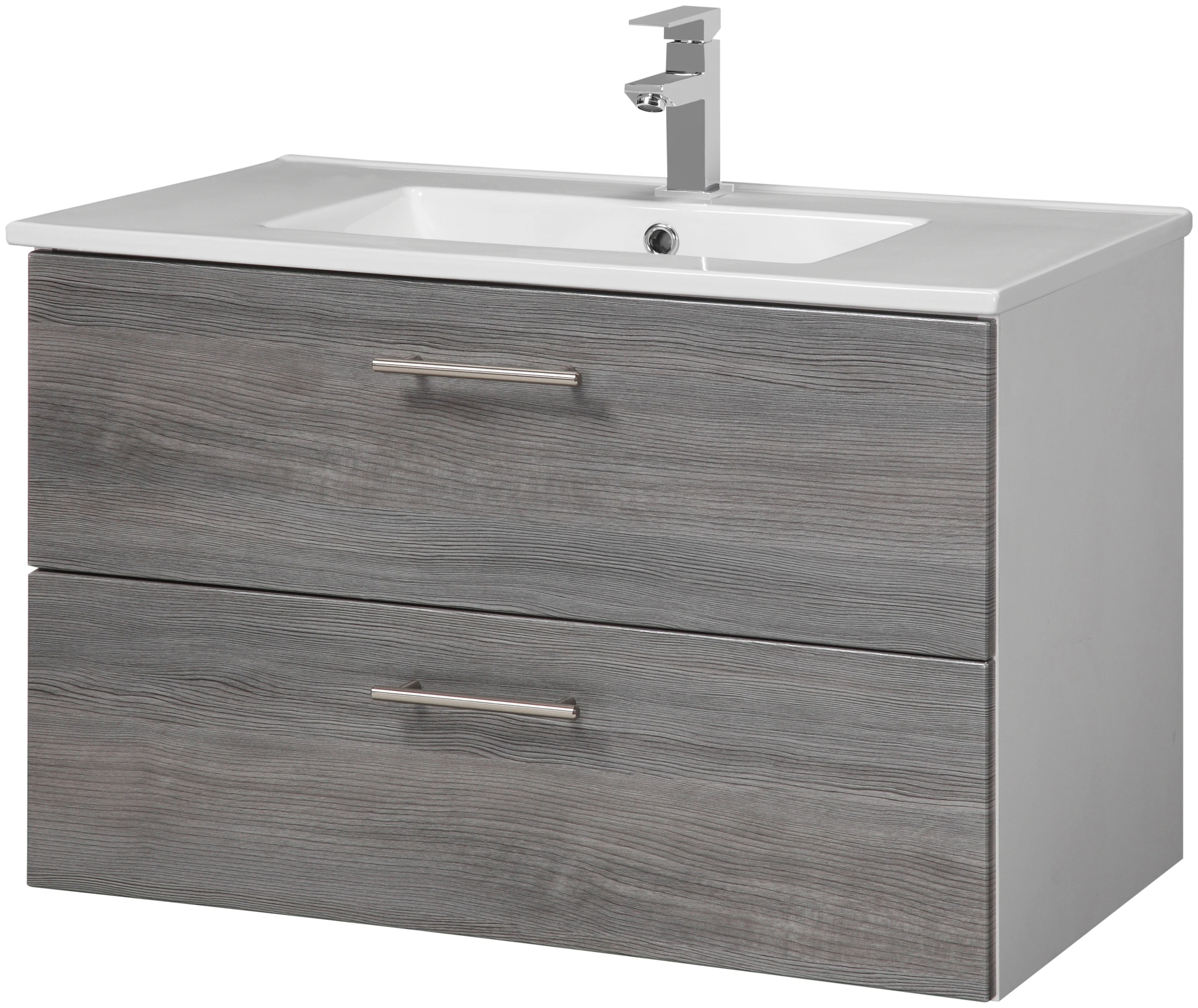welltime Waschtisch "Trento Badezimmerschrank mit Becken Bestseller", Badmö günstig online kaufen