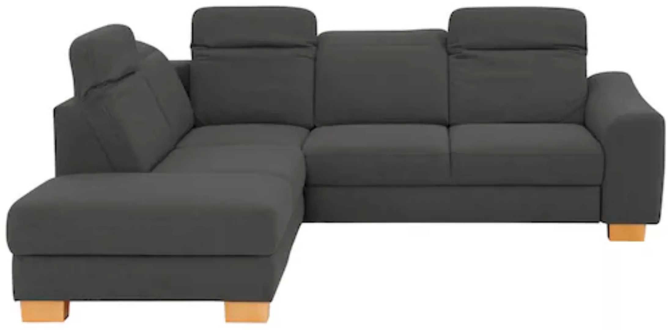 Home affaire Ecksofa »Dundee L-Form«, wahlweise mit Kopfteilverstellung und günstig online kaufen