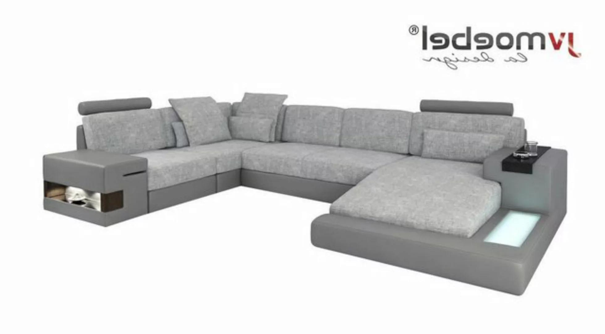 Xlmoebel Ecksofa Neues Ecksofa mit Polsterung und modernem Design in U-Form günstig online kaufen