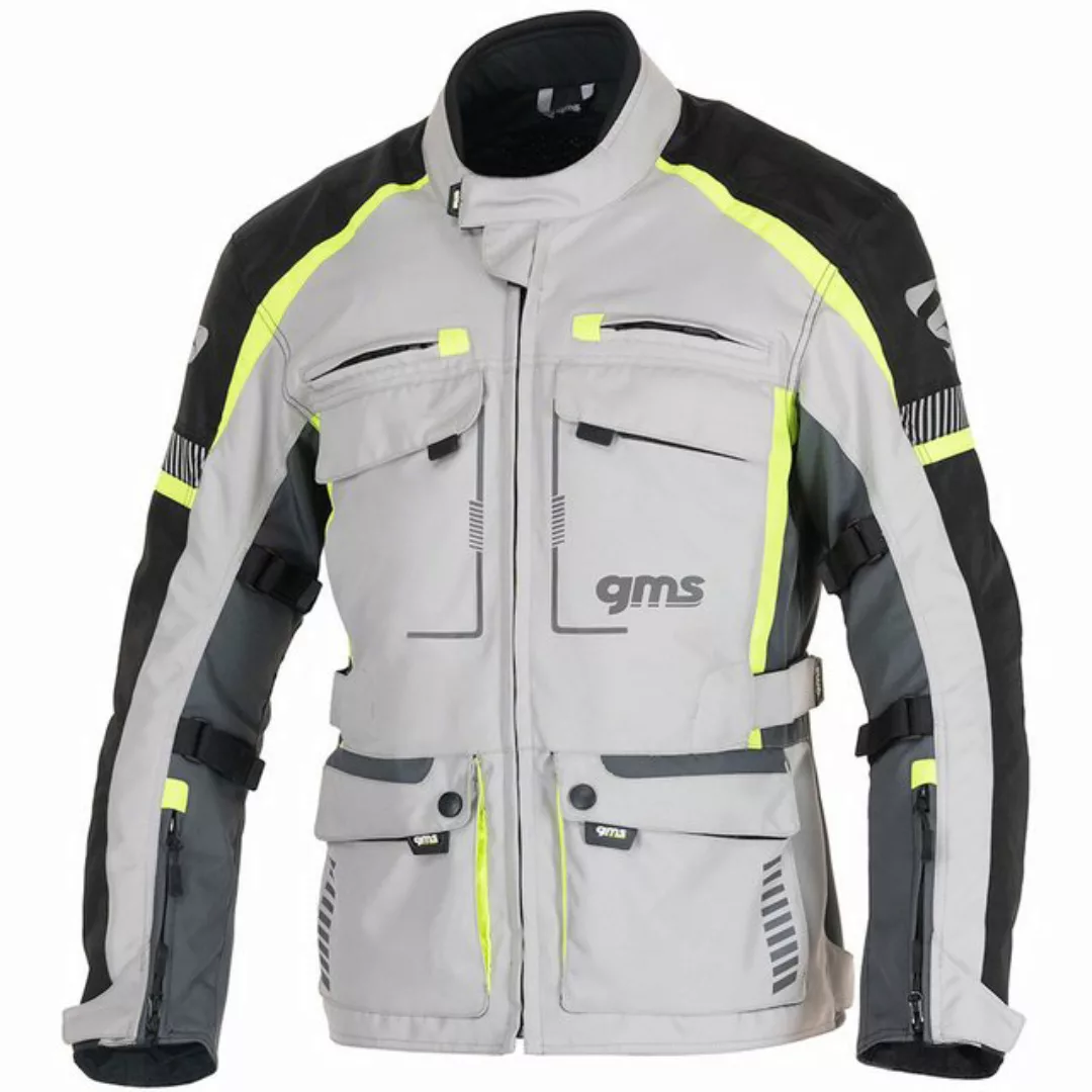 gms Motorradjacke gms Everest 3in1 Tourjacke grau / schwarz / gelb Herren 3 günstig online kaufen