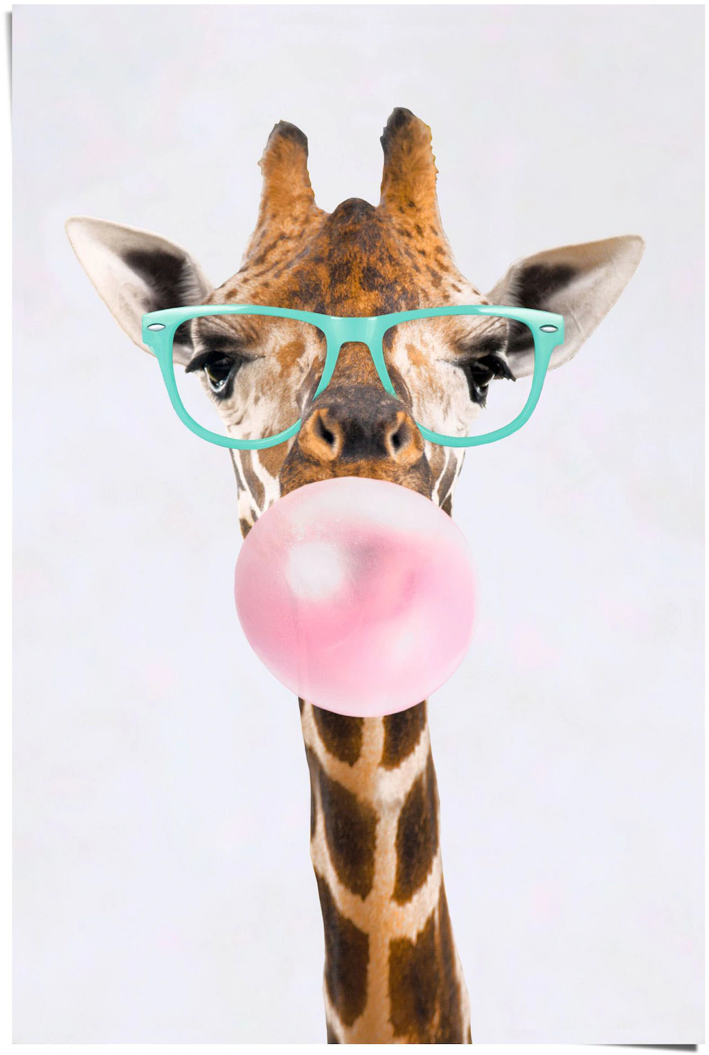 Reinders Poster "Poster Funky Giraffe", Giraffen, (1 St.) günstig online kaufen