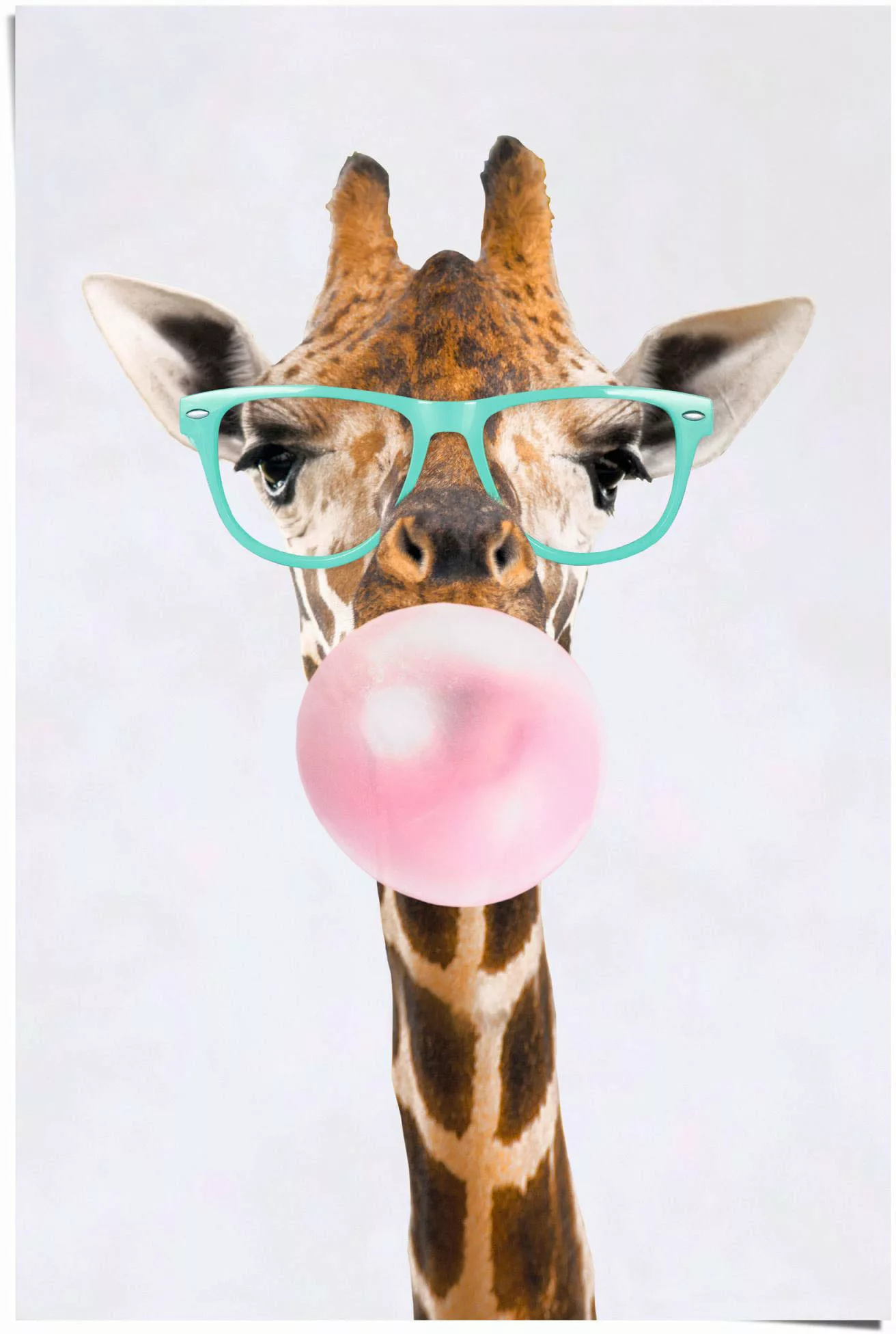 Reinders Poster "Poster Funky Giraffe", Giraffen, (1 St.) günstig online kaufen