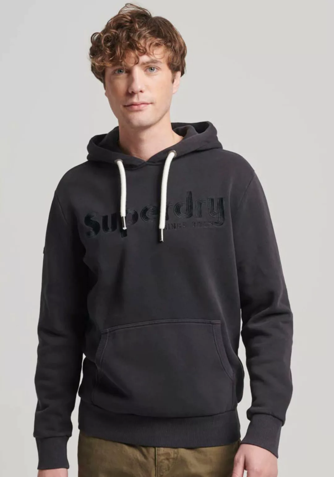 Superdry Kapuzensweatshirt "TERRAIN LOGO OVERDYED HOODIE" günstig online kaufen