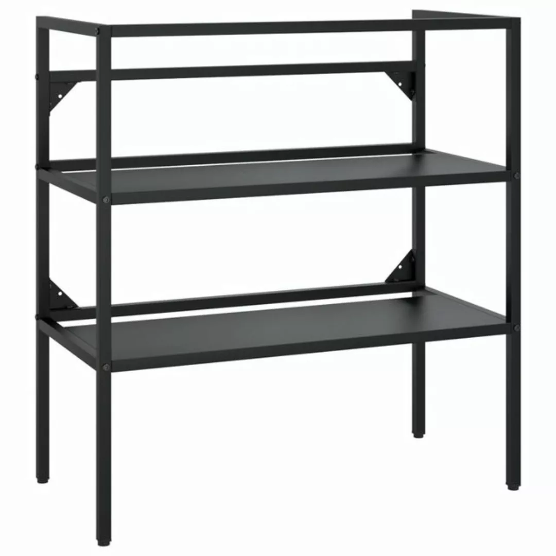 Badezimmer Waschtischgestell Schwarz 79x38x83 Cm Eisen günstig online kaufen