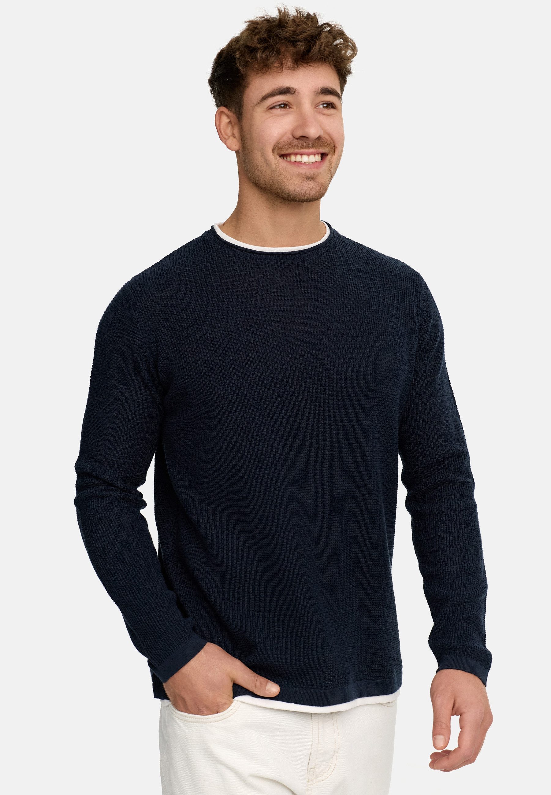 Indicode Strickpullover INVillads Strickpullover in moderner günstig online kaufen