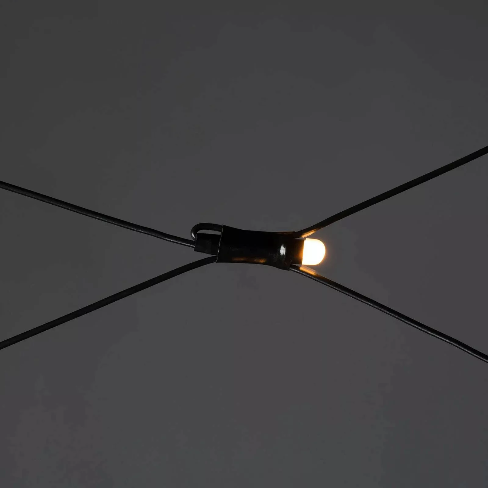 LED-Lichternetz außen, 3x3m, Lichtfarbe bernstein günstig online kaufen