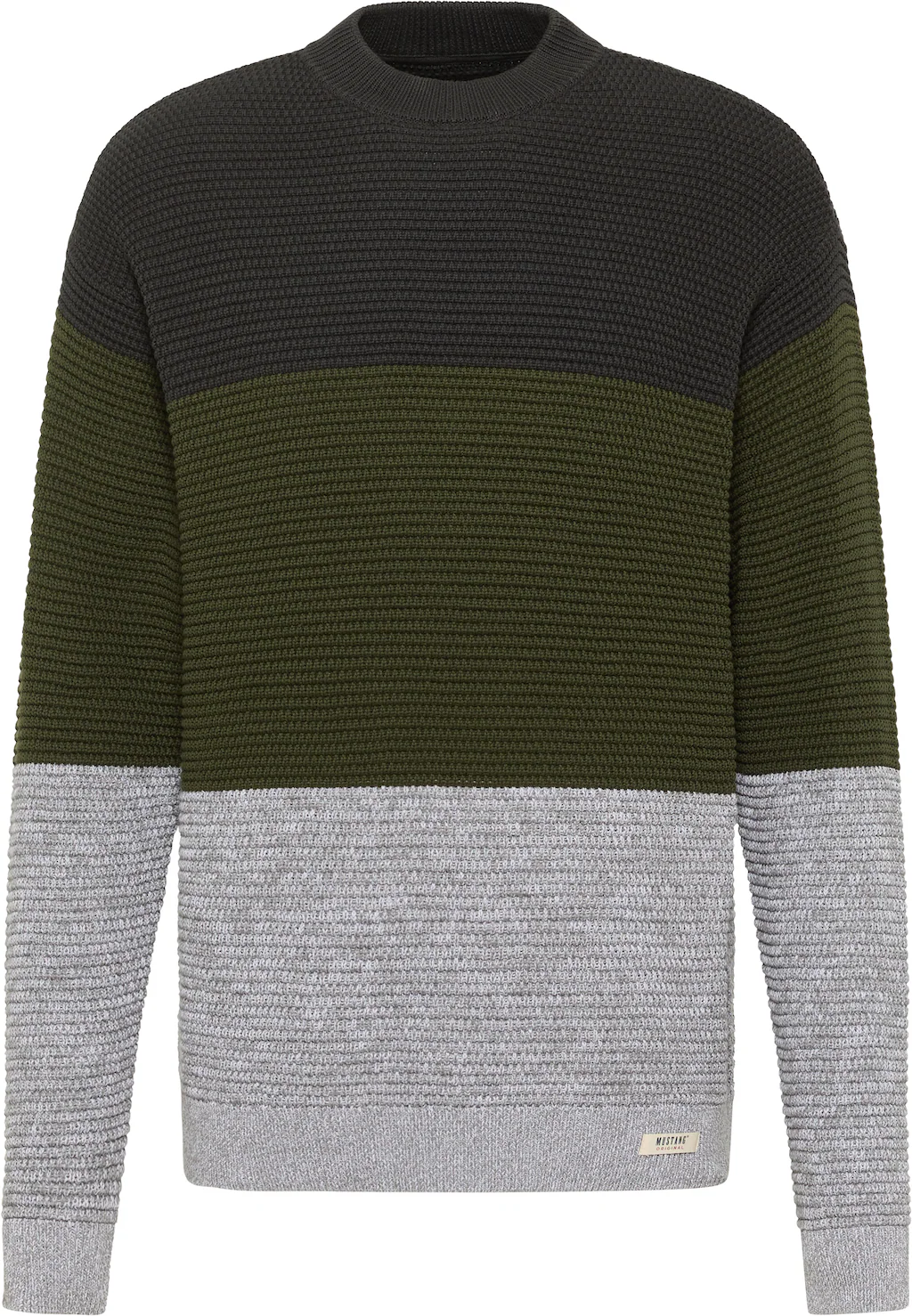 MUSTANG Sweatshirt "Style Evesham", mit Colour Blocking günstig online kaufen