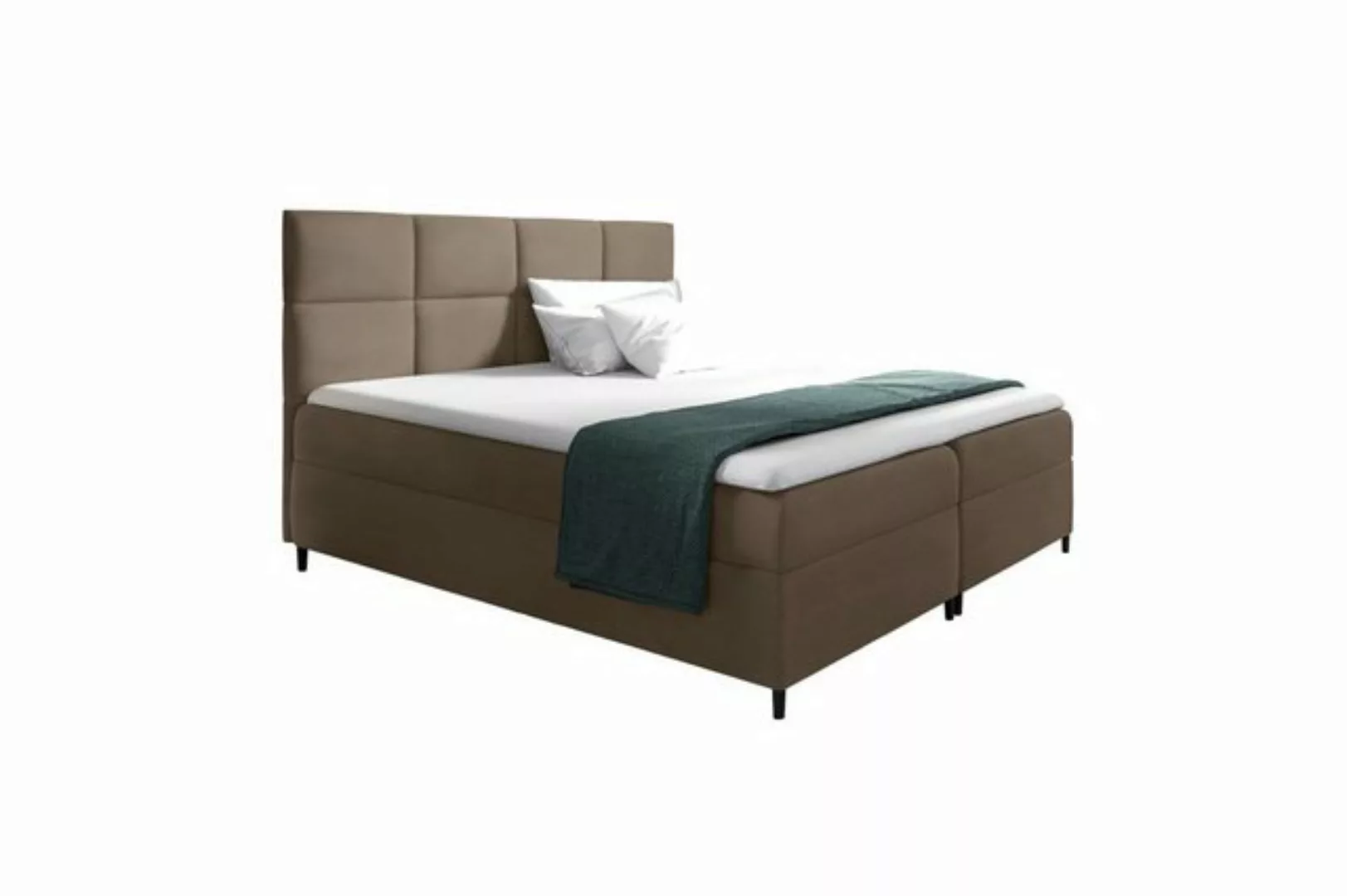 Stylefy Boxspringbett Otelo (Schlafzimmerbett, Bett), mit Bonellfederkern M günstig online kaufen