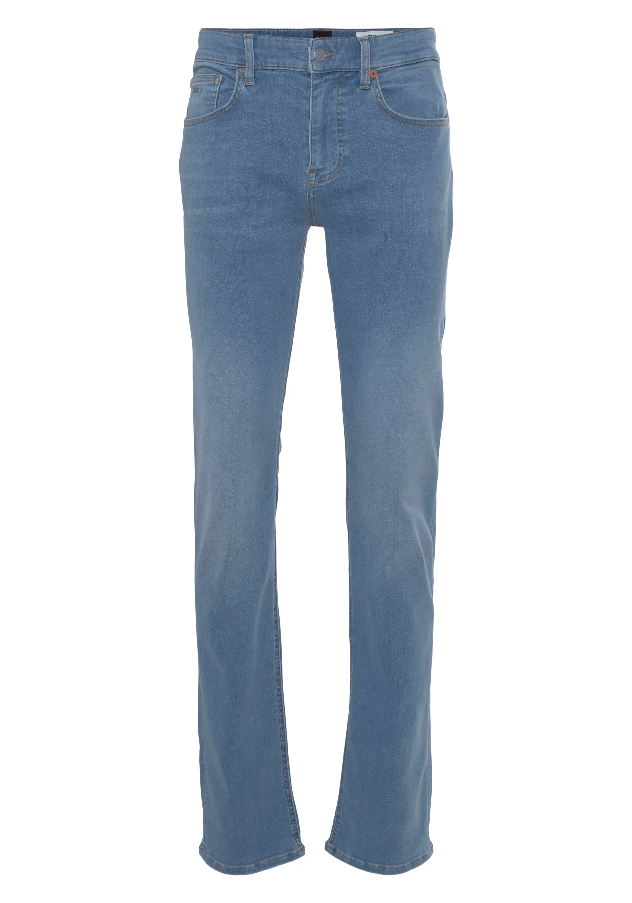BOSS ORANGE Slim-fit-Jeans mit orangener BOSS Niete günstig online kaufen