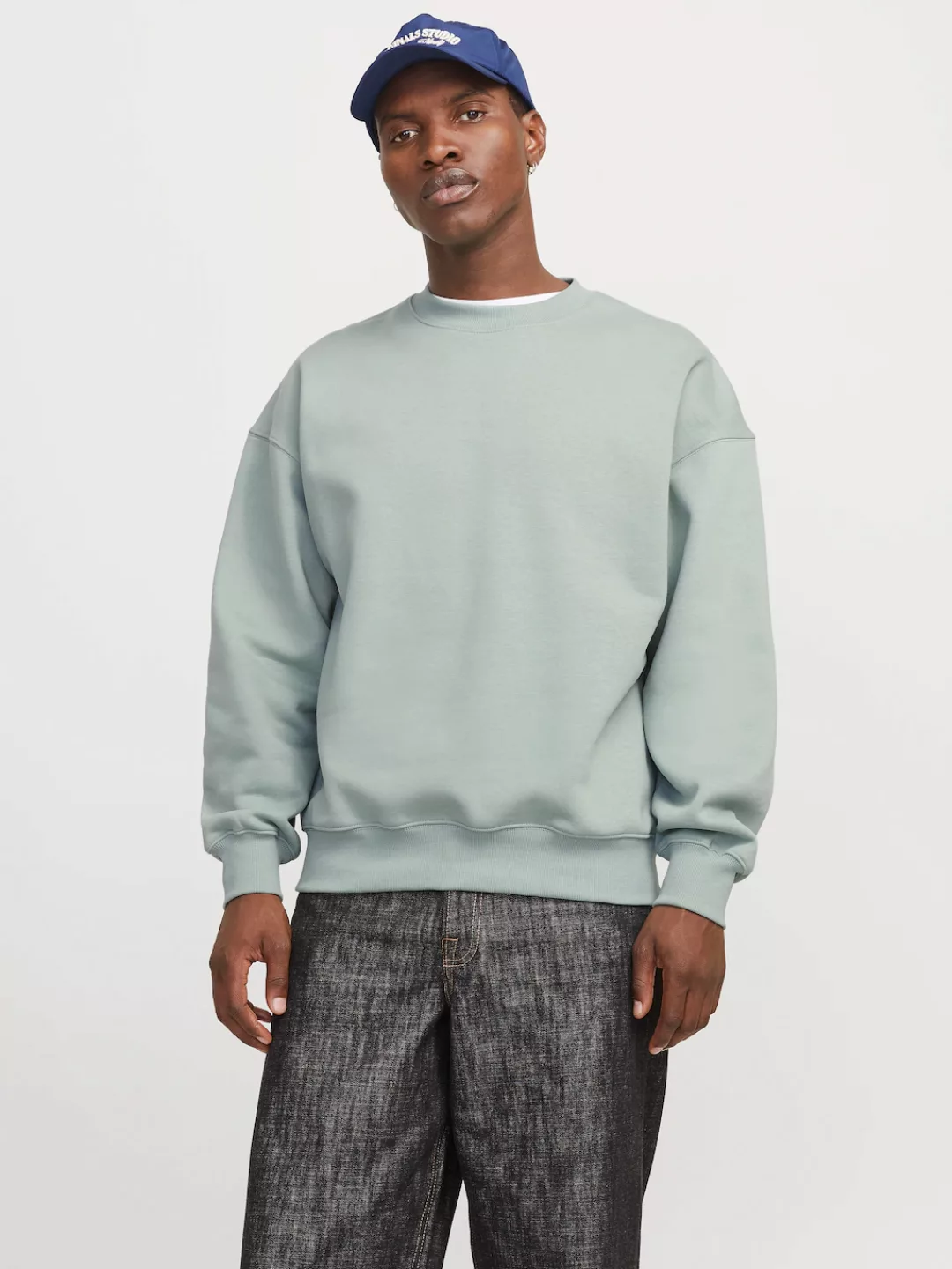 Jack & Jones Sweatshirt "JJEURBAN EDGE SWEAT CREW NECK NOOS", mit Rippbündc günstig online kaufen