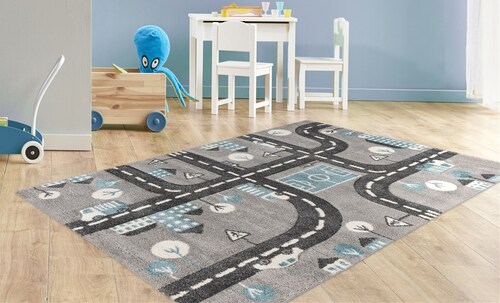 Arte Espina Kinderteppich »Amigo 531«, rechteckig, 15 mm Höhe, Straßen-Spie günstig online kaufen