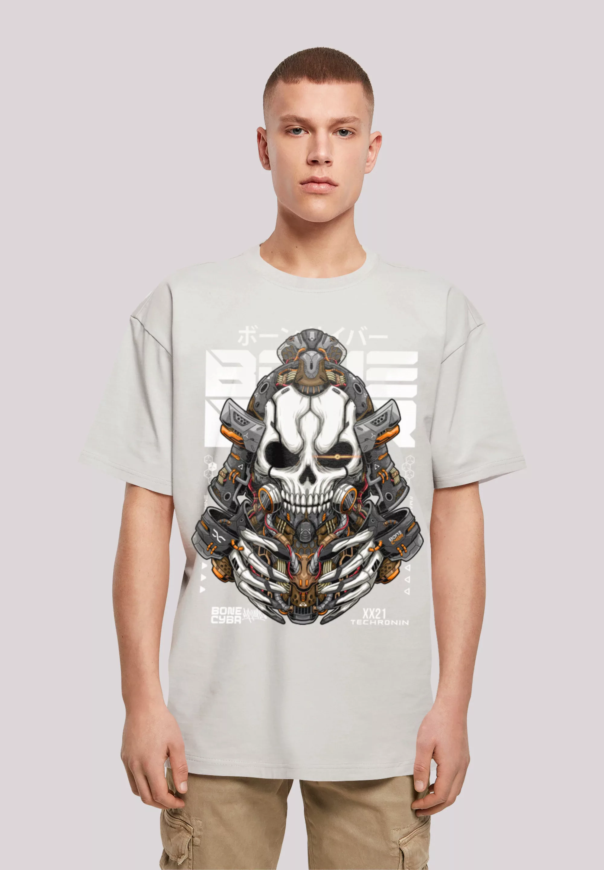 F4NT4STIC T-Shirt "Bone Cyber Techronin CYBERPUNK STYLES" günstig online kaufen