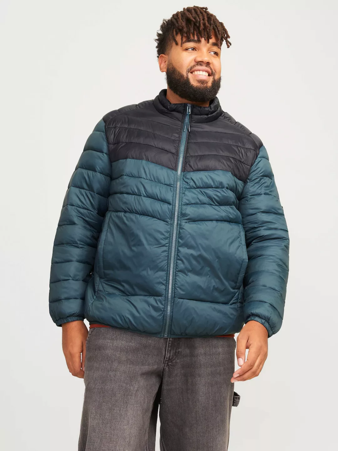 Jack & Jones PlusSize Steppjacke "JJESPRINT PUFFER COLLAR NOOS PLS" günstig online kaufen