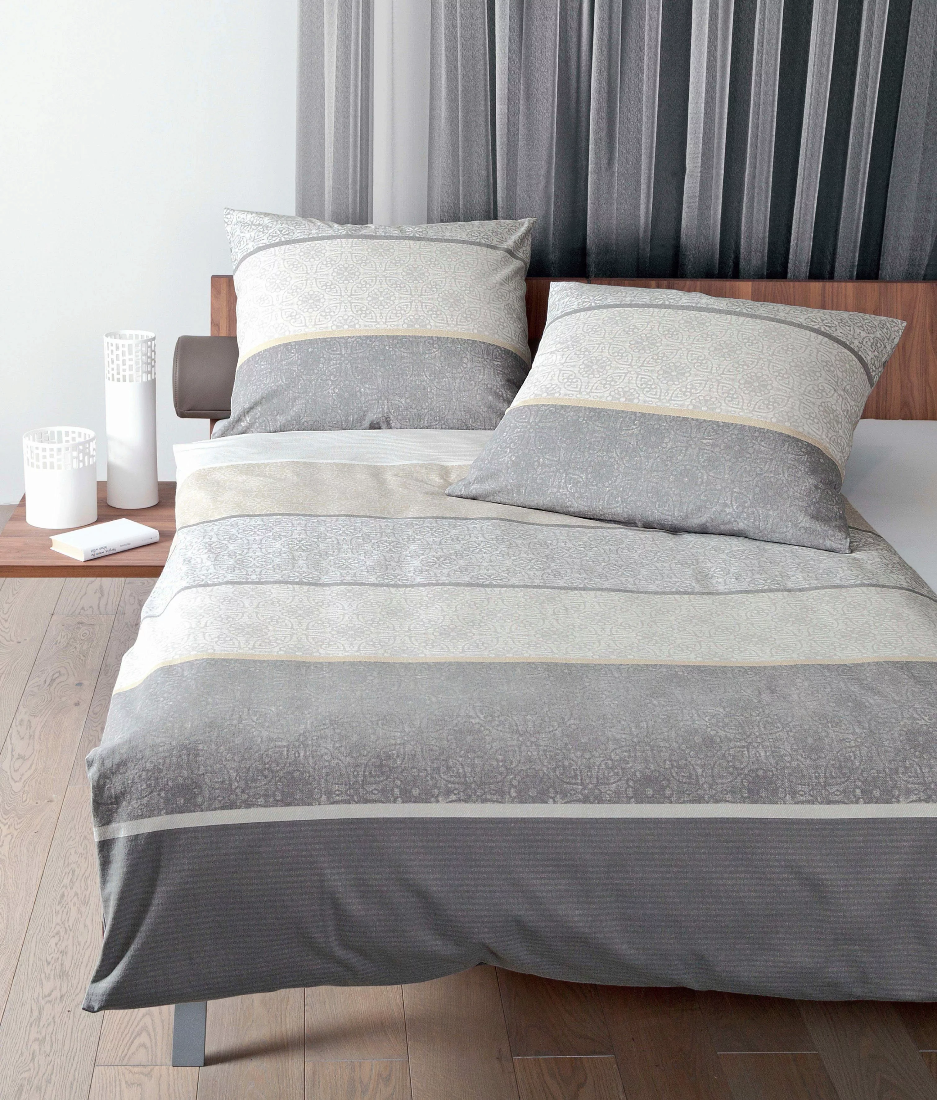Janine Bettwäsche Warnemünde, Mako-Satin, 2 teilig, günstig online kaufen