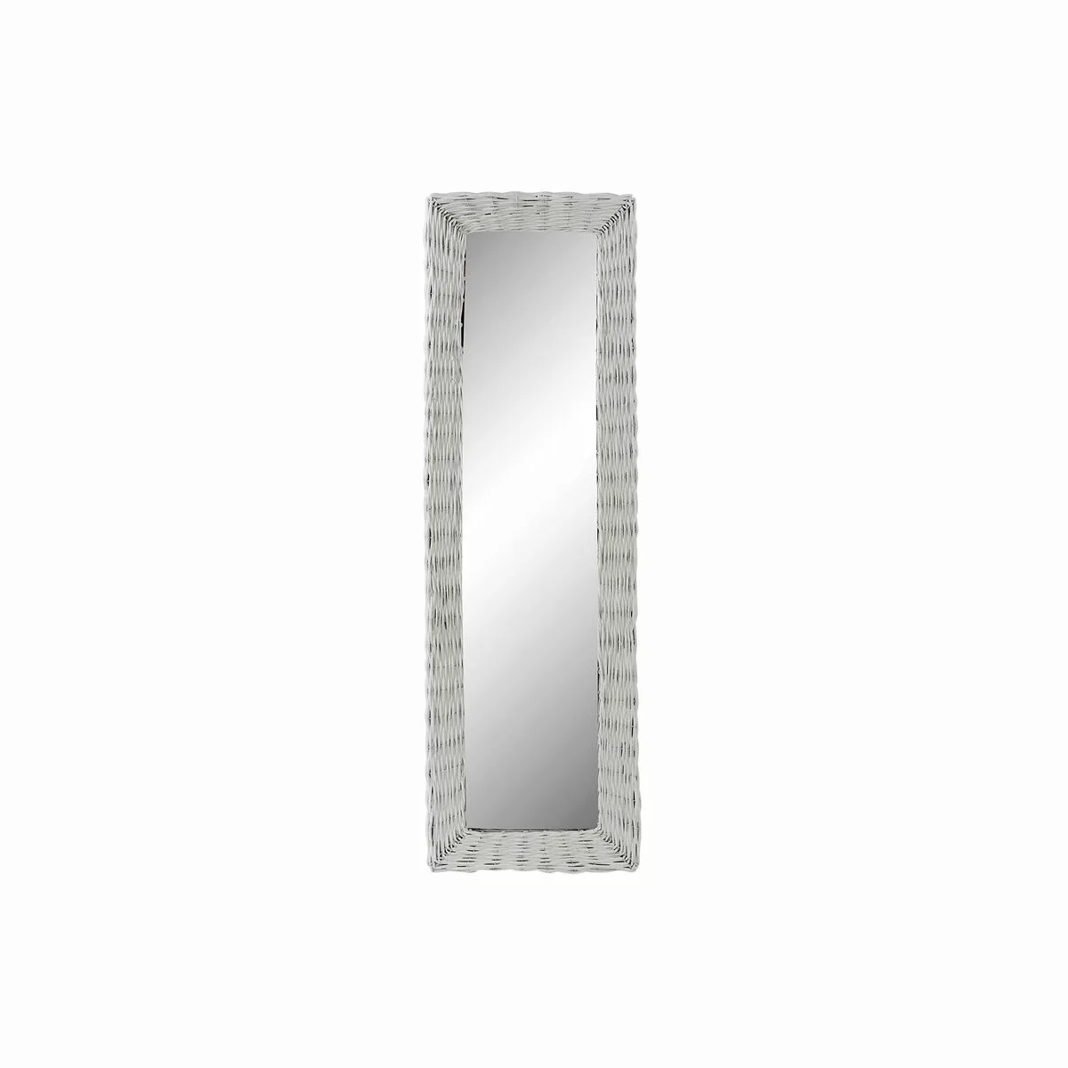 Wandspiegel Dkd Home Decor Kristall Mdf Weiß Korb Cottage (43 X 133 X 4 Cm) günstig online kaufen