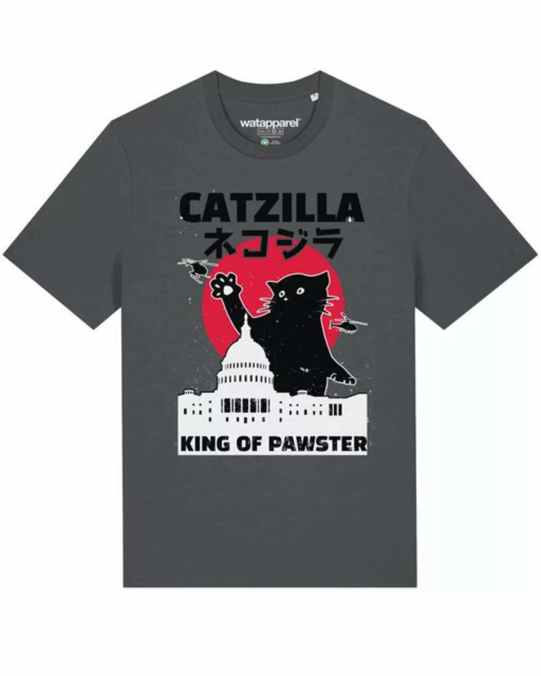 wat? Apparel Print-Shirt Catzilla (1-tlg) günstig online kaufen