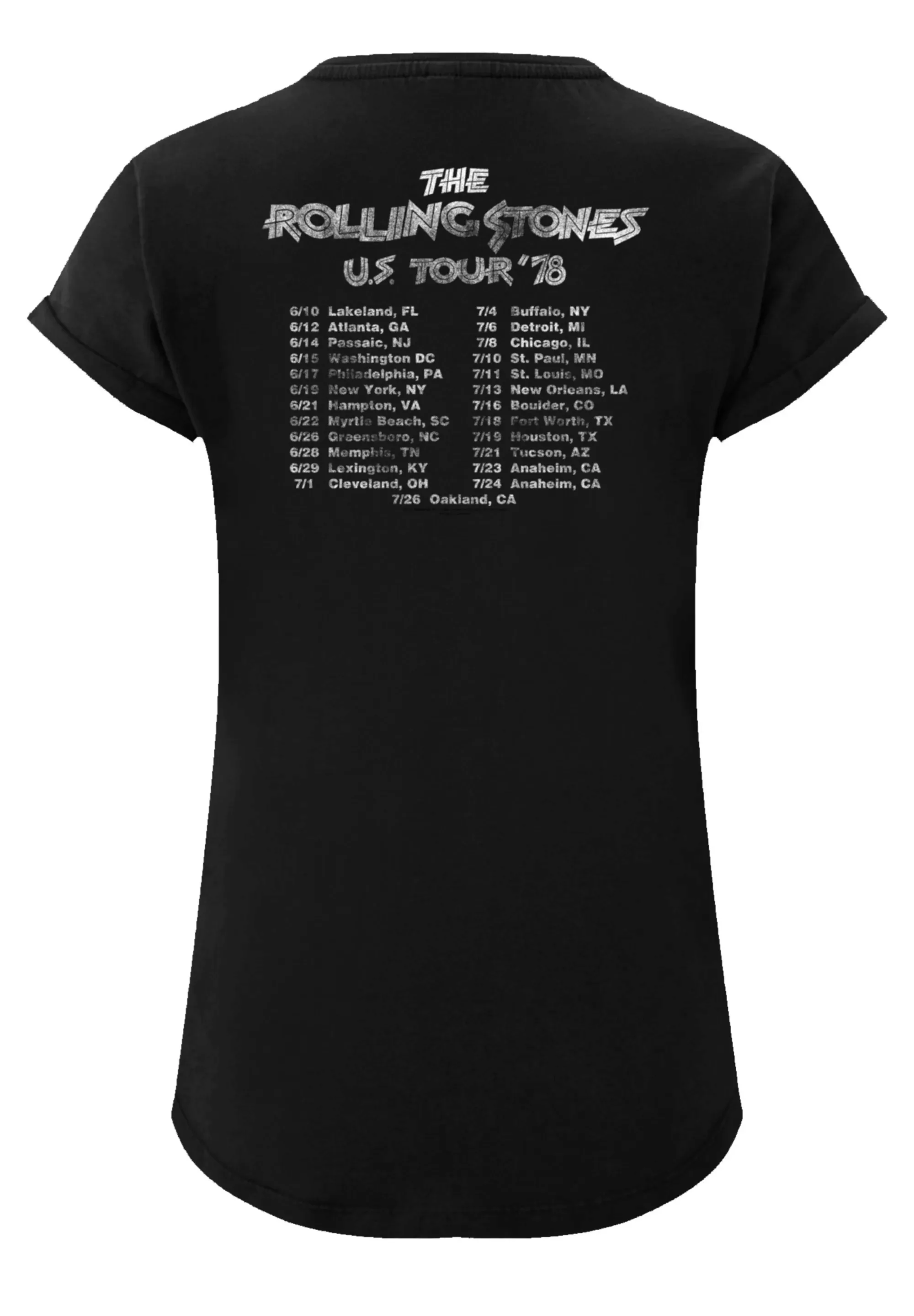 F4NT4STIC T-Shirt "The Rolling Stones US Tour 78" günstig online kaufen