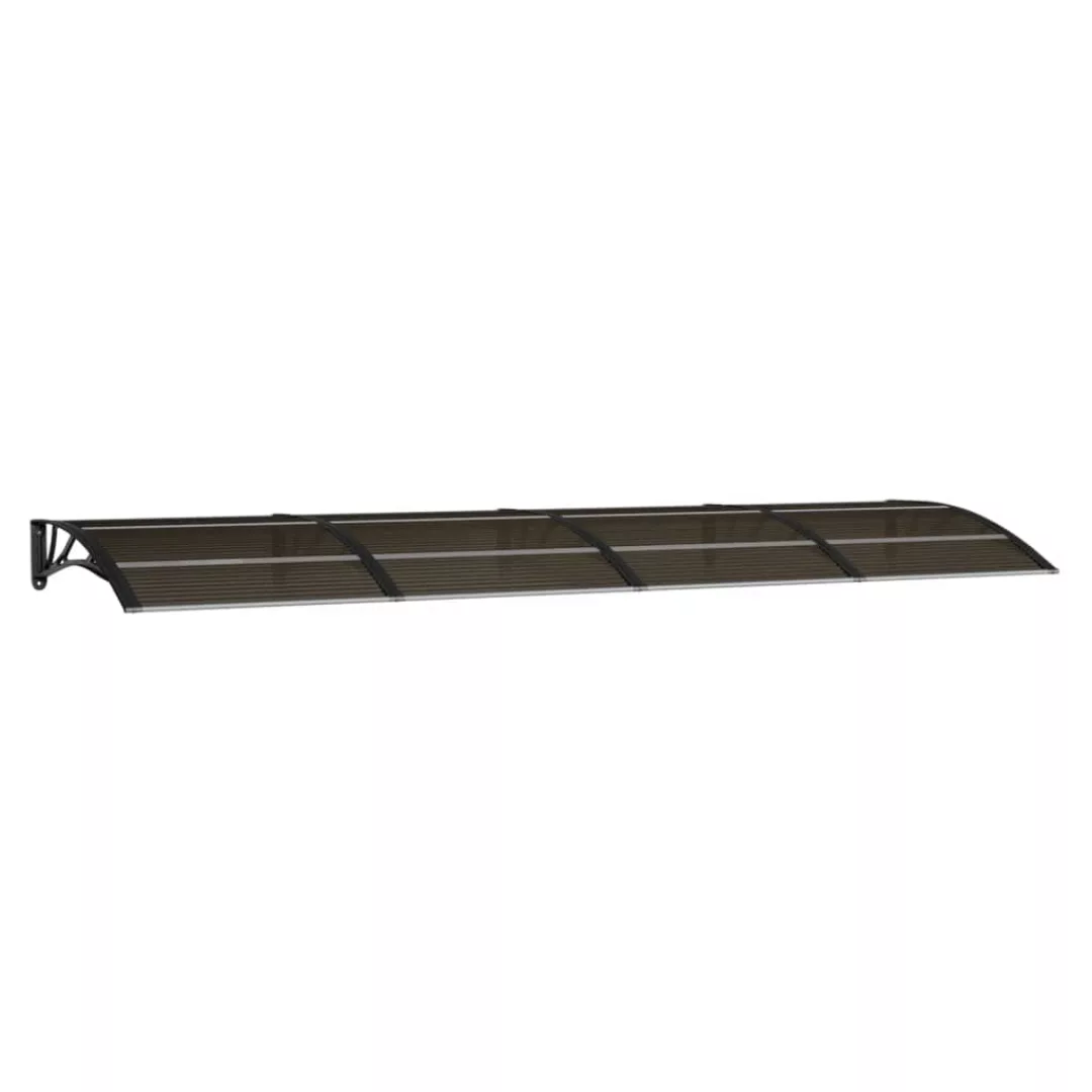 Vidaxl Türvordach Schwarz 350x100 Cm Polycarbonat günstig online kaufen