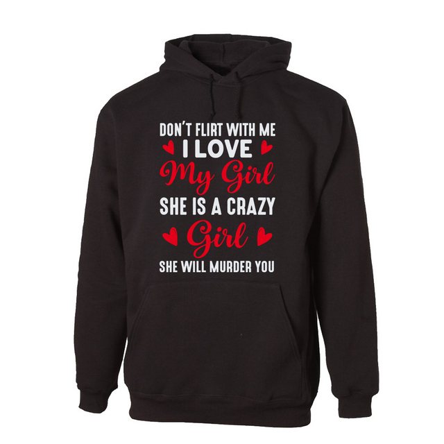 G-graphics Hoodie Don´t flirt with me – ... – She will murder you mit trend günstig online kaufen