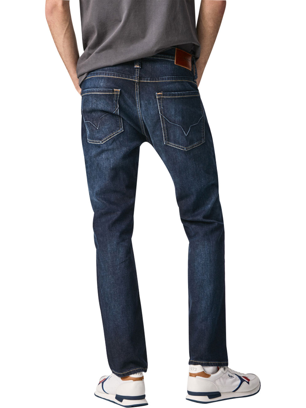 Pepe Jeans Herren Jeans CASH - Regular Fit - Blau - Dark Blue Denim günstig online kaufen