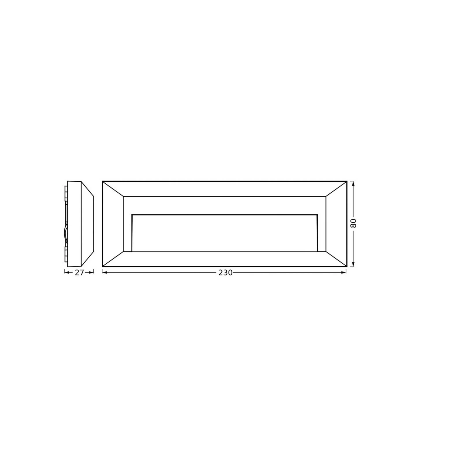 OSRAM LED-Außenwandlampe ENDURA STYLE IVAN, dunkelgrau, IP65 günstig online kaufen
