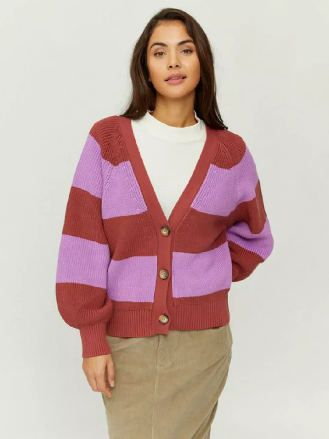 MAZINE Cardigan Mala Striped Cardigan strick-jacke jacke warm günstig online kaufen