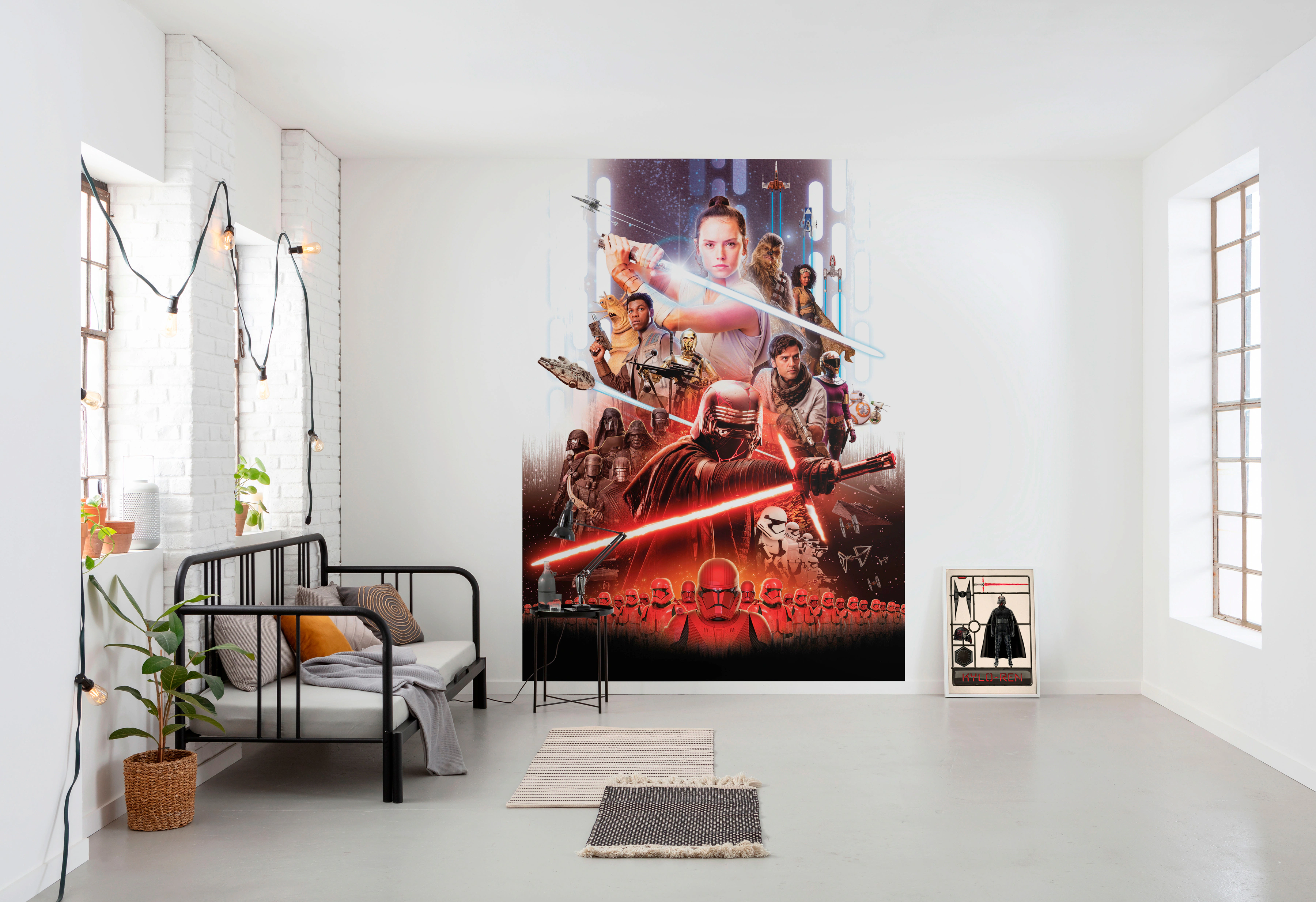 Komar Fototapete STAR WARS EP9 Movie Poster Rey  184 x 254 cm günstig online kaufen