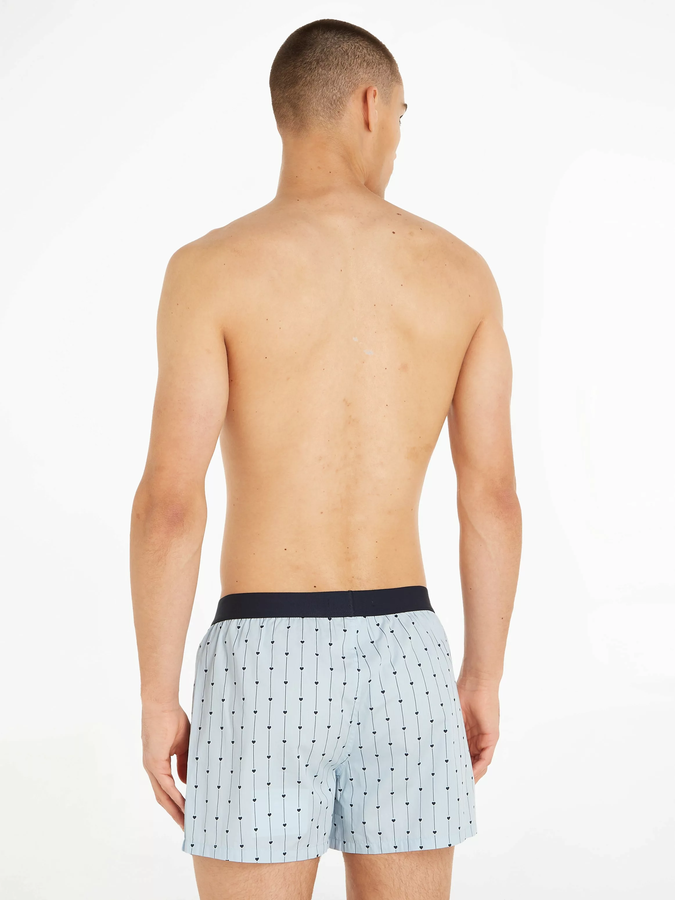 Tommy Hilfiger Underwear Boxer "WOVEN BOXER PRINT", mit Logo-Elastikbund günstig online kaufen