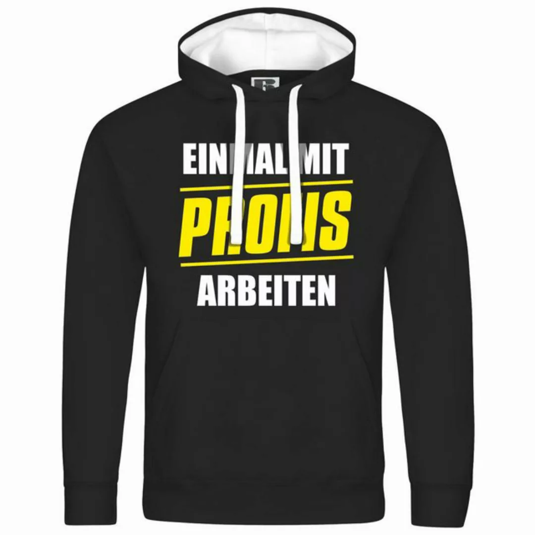 deinshirt Kapuzenpullover Herren Kapuzenpullover Einmal mit Profis arbeiten günstig online kaufen