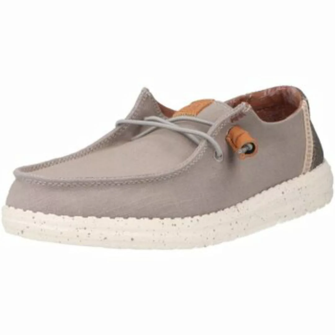 Hey Dude Shoes  Damenschuhe Schnuerschuhe Wendy Washed Canvas Grey HD40297- günstig online kaufen