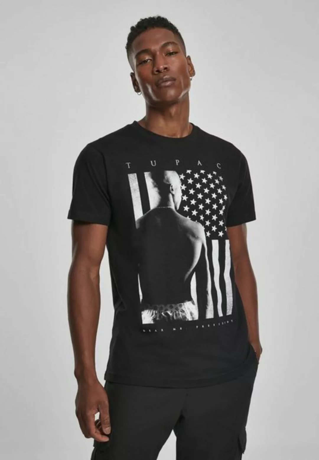 MisterTee T-Shirt "MisterTee Herren 2Pac President Tee" günstig online kaufen