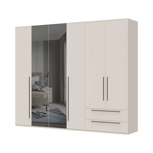 Places of Style Drehtürenschrank, UV lackiert, Soft Close Funktion, Höhenve günstig online kaufen
