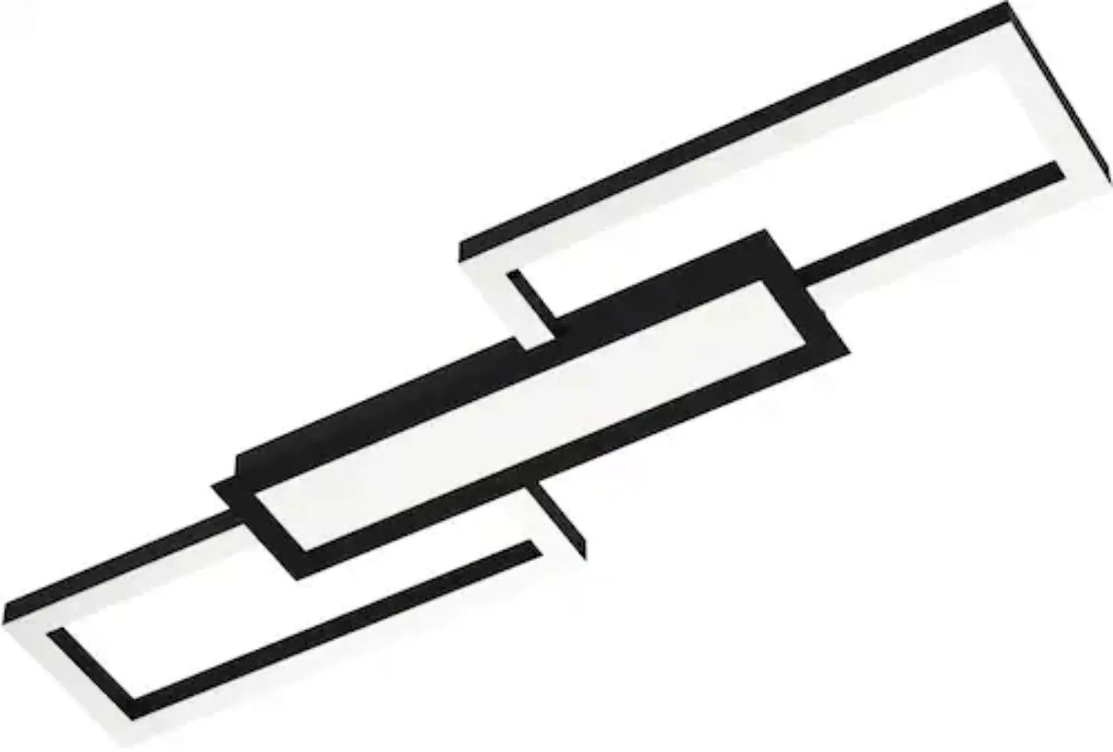 EGLO LED-Deckenleuchte »MONIROTE« in schwarz aus Stahl, Alu / inkl. LED fes günstig online kaufen