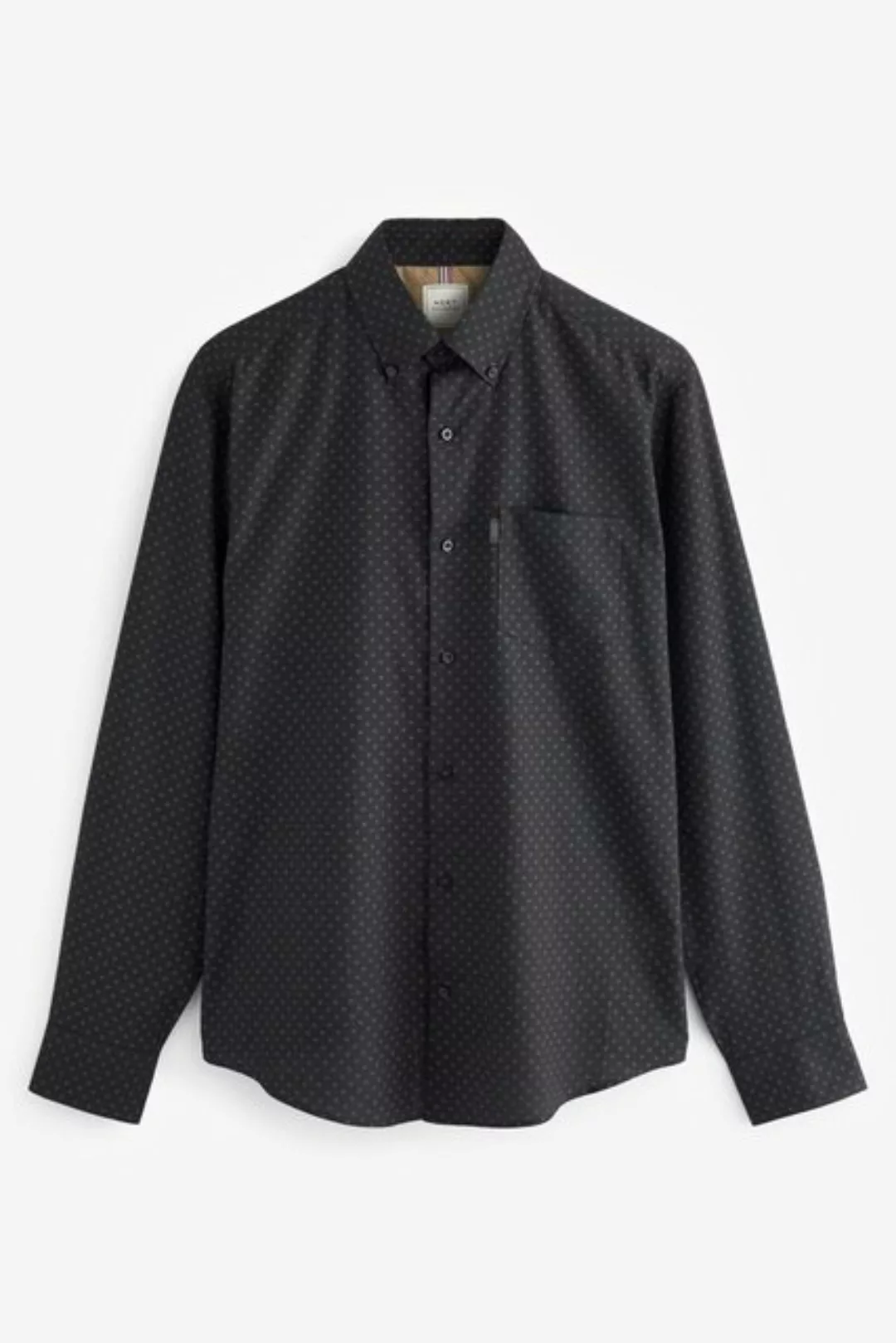 Next Langarmhemd Pflegeleichtes Button-Down-Oxford-Hemd (1-tlg) günstig online kaufen