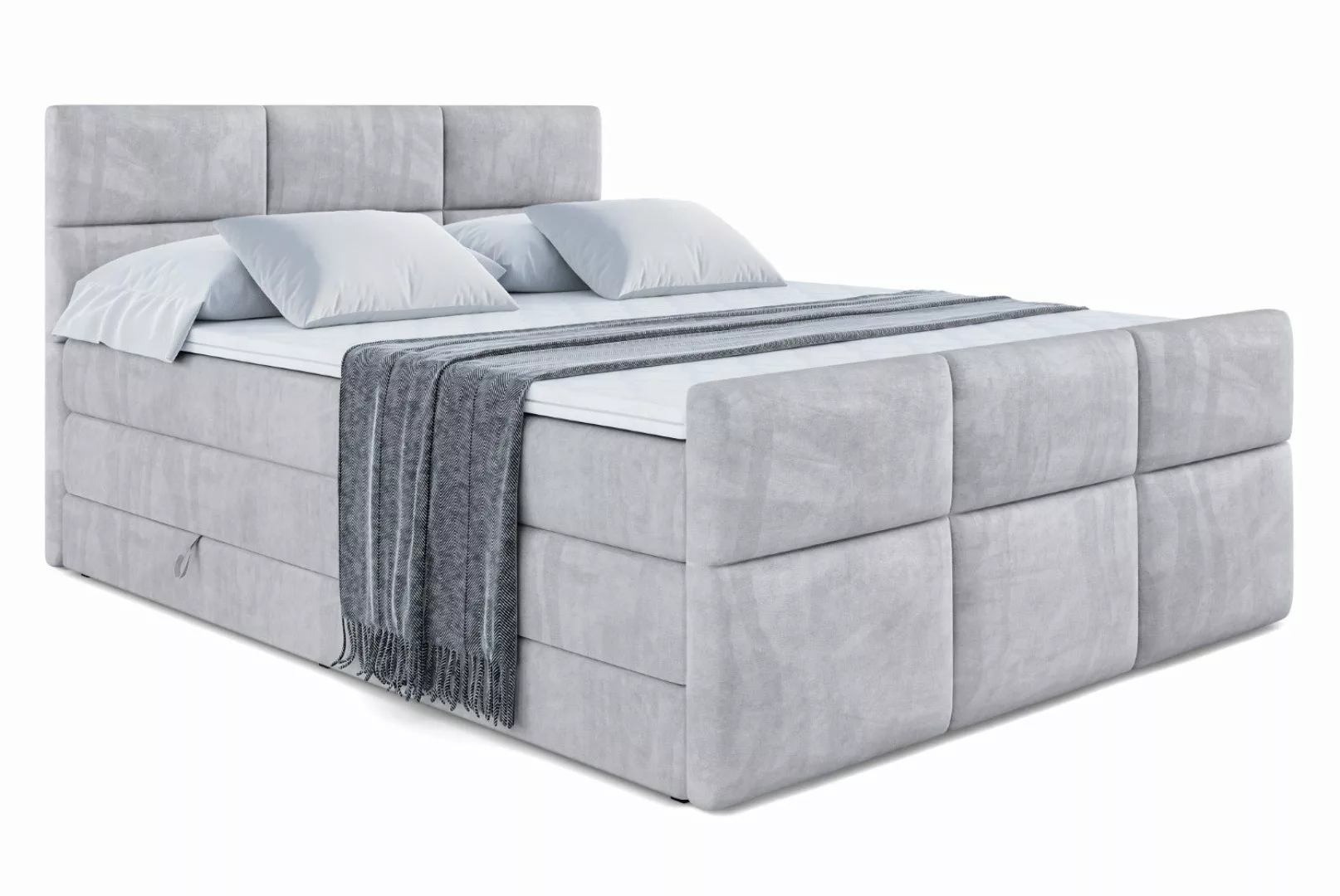 ALTDECOR Boxspringbett OHIO-Z KING (Multipocket-Matratze H4, günstig online kaufen