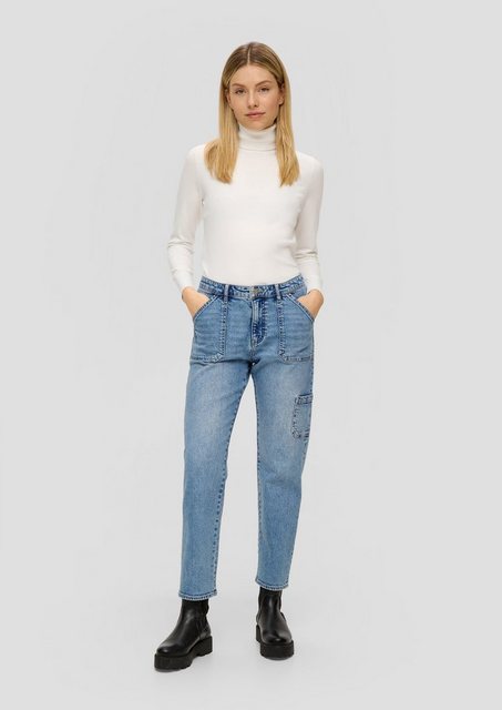 s.Oliver 7/8-Jeans Ankle Jeans Slim Boyfriend / Relaxed Fit / Mid Rise / St günstig online kaufen