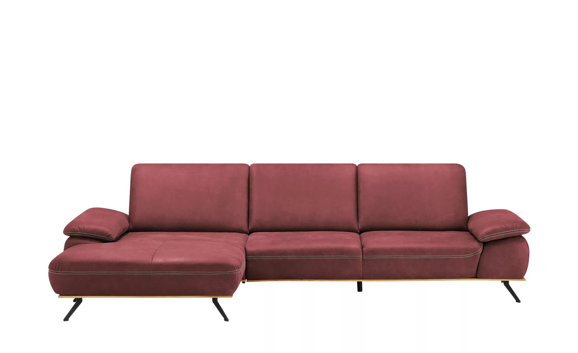 meinSofa Ecksofa  Fiona ¦ rot ¦ Maße (cm): B: 322 H: 89 T: 187 Polstermöbel günstig online kaufen