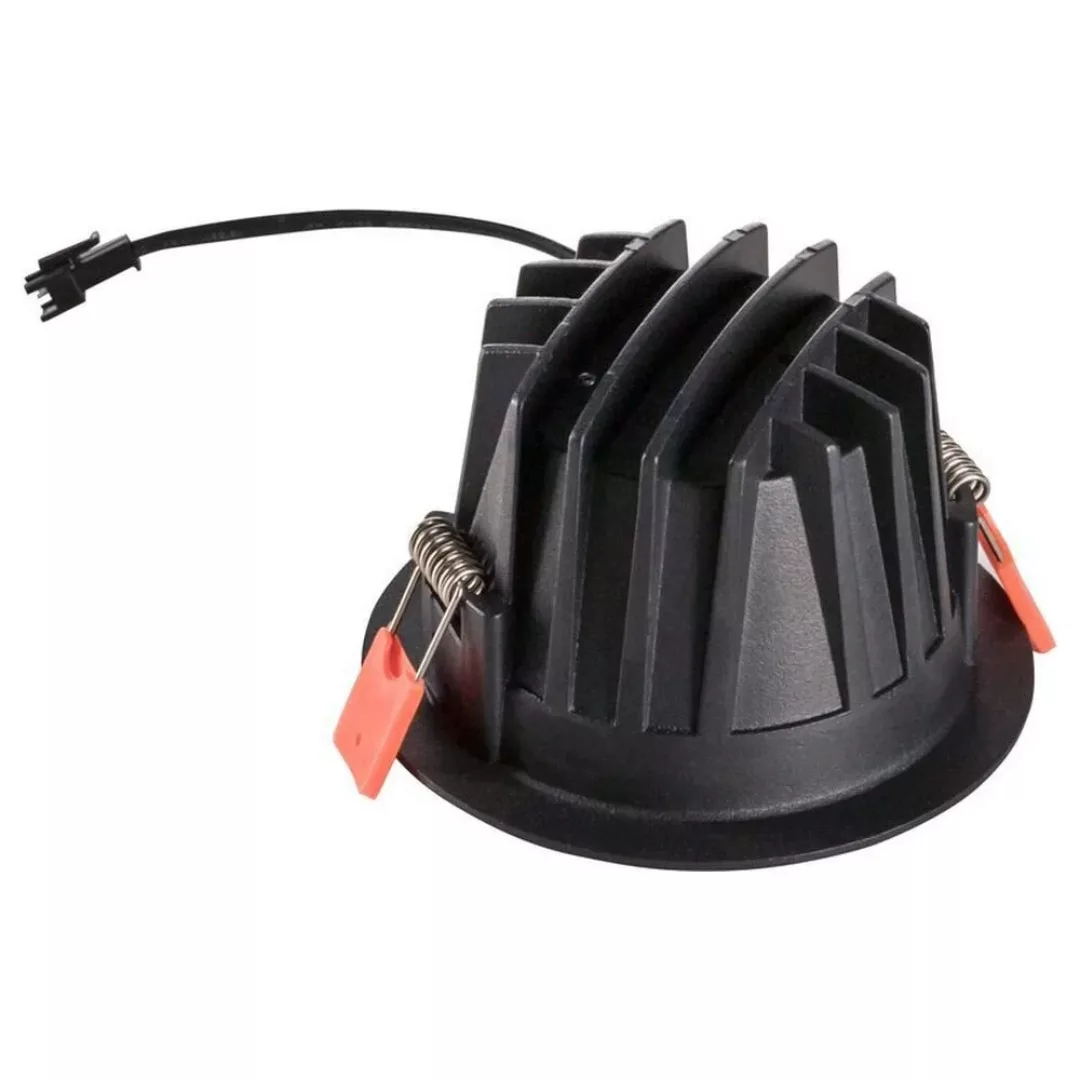 LED Einbaustrahler Numinos in Schwarz 17,55W 1500lm 3000K 55° günstig online kaufen